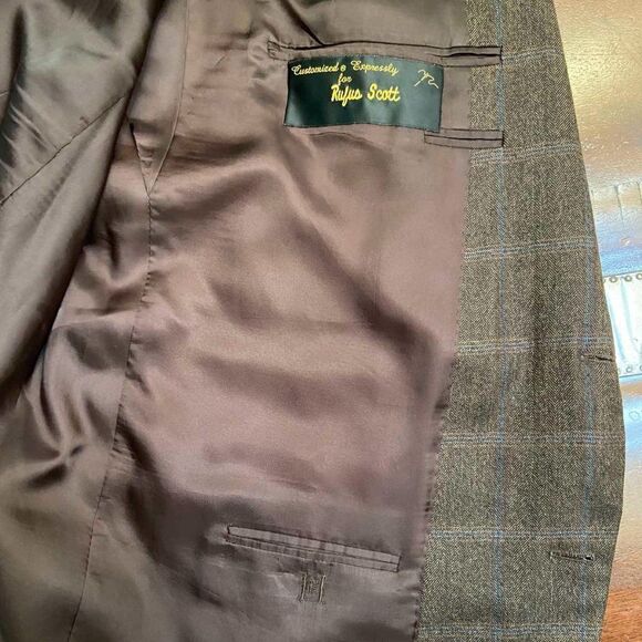 HF HICKEY-FREEMAN Bespoke BILL WALKER CLOTHIER Size 54 RUFUS SCOTT - Picture 4 of 13